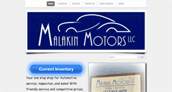 Desktop Screenshot of malakinmotors.com